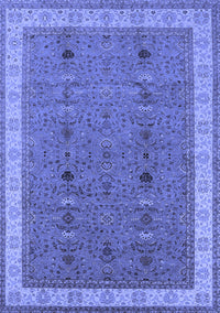 Oriental Blue Traditional Rug, urb990blu