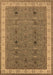 Oriental Brown Traditional Rug, urb990brn