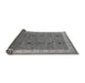 Sideview of Oriental Gray Traditional Rug, urb990gry