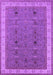 Machine Washable Oriental Purple Traditional Area Rugs, wshurb990pur