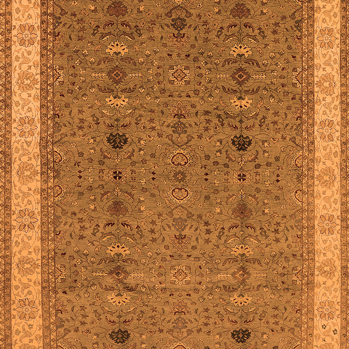 Oriental Orange Traditional Rug, urb990org