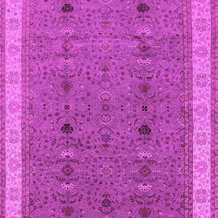 Machine Washable Oriental Pink Traditional Rug, wshurb990pnk