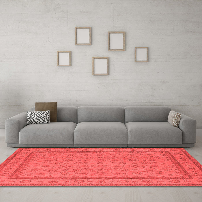 Traditional Red Washable Rugs