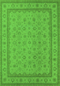 Oriental Green Traditional Rug, urb991grn