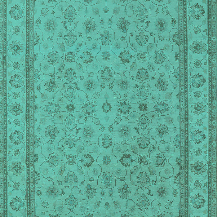 Oriental Turquoise Traditional Rug, urb991turq