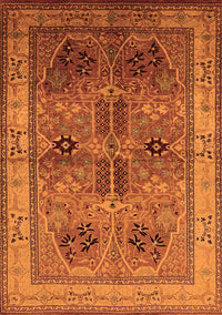 Oriental Orange Traditional Rug, urb992org