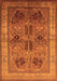 Oriental Orange Traditional Rug, urb992org