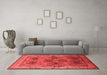 Traditional Red Washable Rugs