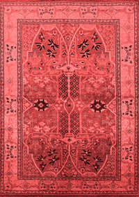 Oriental Red Traditional Rug, urb992red