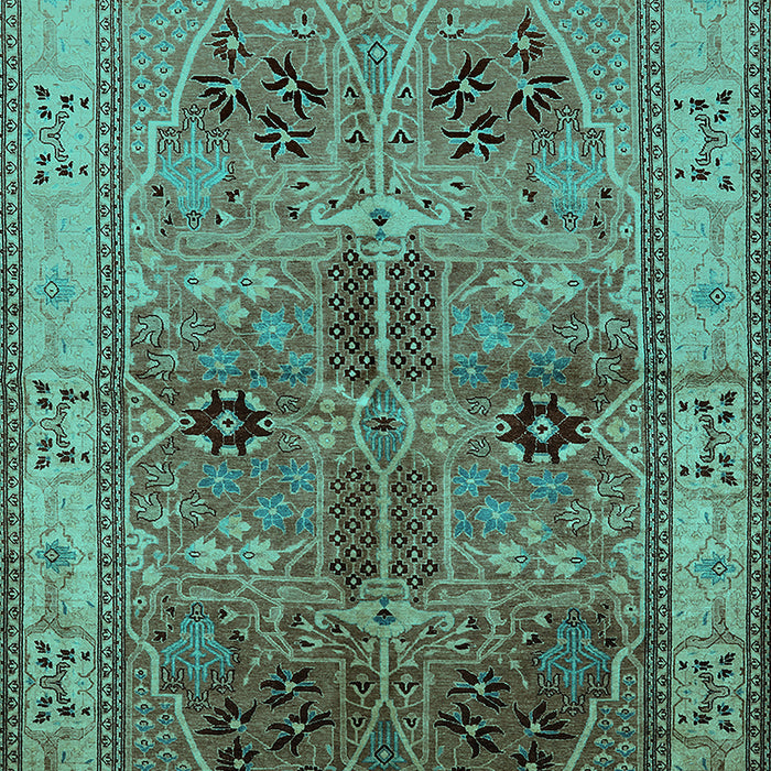 Oriental Turquoise Traditional Rug, urb992turq