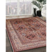 Machine Washable Industrial Modern Light Copper Gold Rug in a Family Room, wshurb992