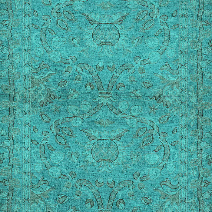 Oriental Turquoise Traditional Rug, urb993turq