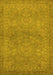 Oriental Yellow Traditional Rug, urb993yw