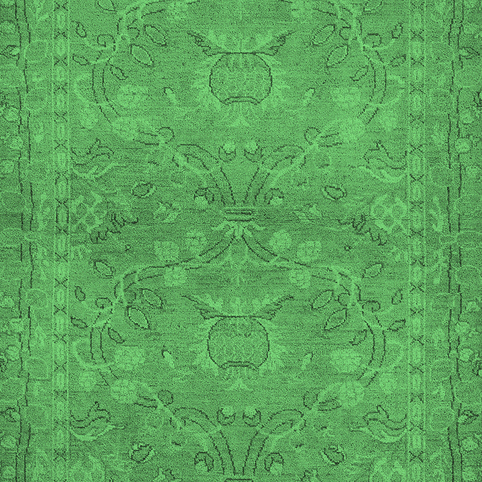 Oriental Emerald Green Traditional Rug, urb993emgrn