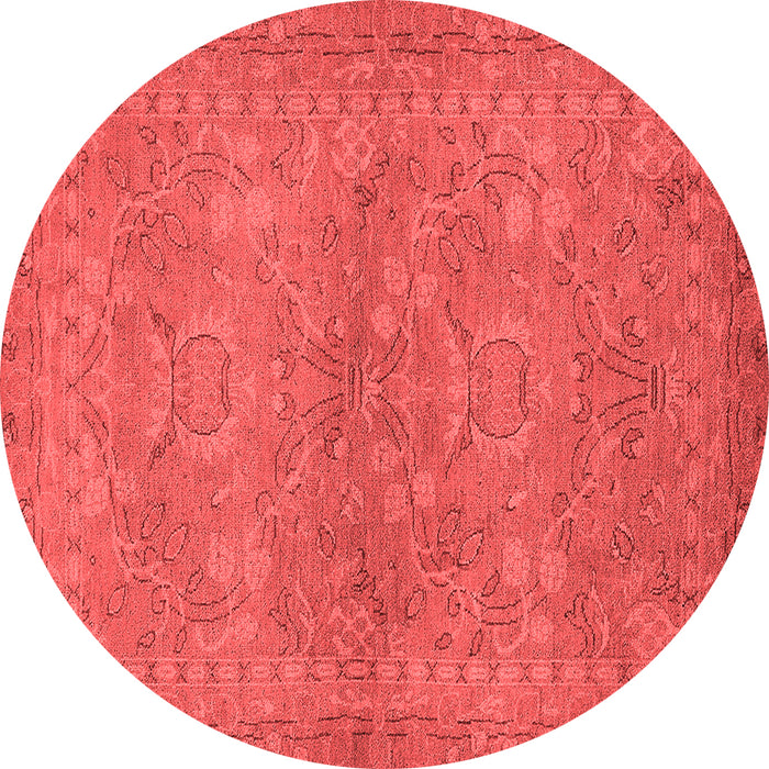 Machine Washable Oriental Red Traditional Rug, wshurb993red