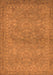 Machine Washable Oriental Orange Traditional Area Rugs, wshurb993org