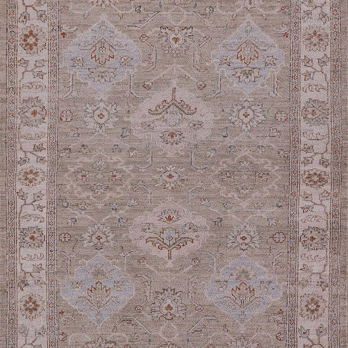 Mid-Century Modern Rose Purple Oriental Rug, urb994