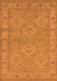 Machine Washable Oriental Orange Traditional Area Rugs, wshurb994org