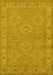 Oriental Yellow Traditional Rug, urb994yw