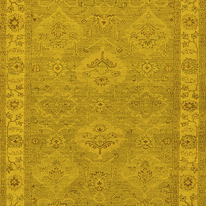 Oriental Yellow Traditional Rug, urb994yw