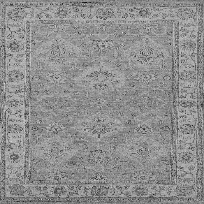 Square Oriental Gray Traditional Rug, urb994gry