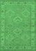 Oriental Emerald Green Traditional Rug, urb994emgrn