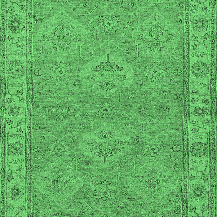 Oriental Emerald Green Traditional Rug, urb994emgrn