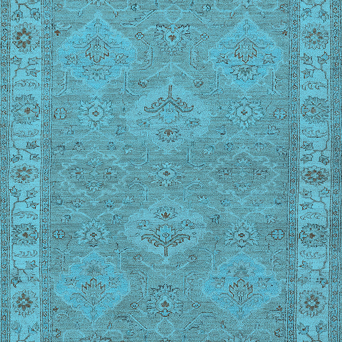 Oriental Light Blue Traditional Rug, urb994lblu