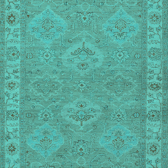 Oriental Turquoise Traditional Rug, urb994turq