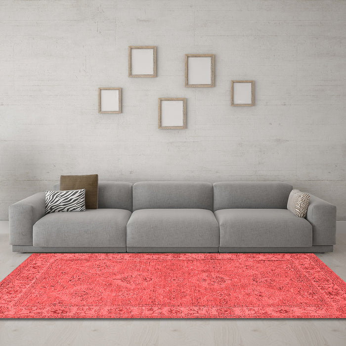 Traditional Red Washable Rugs