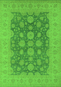 Oriental Green Traditional Rug, urb995grn