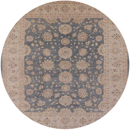 Round Machine Washable Industrial Modern Rose Dust Purple Rug, wshurb995