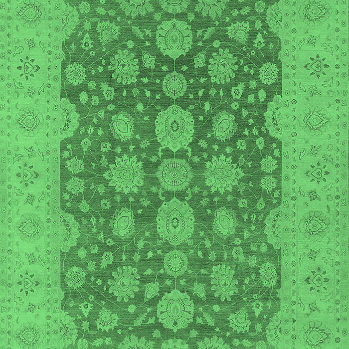 Oriental Emerald Green Traditional Rug, urb995emgrn