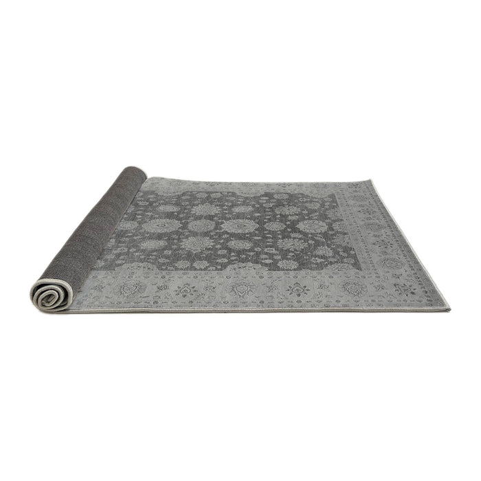 Sideview of Oriental Gray Traditional Rug, urb995gry