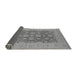 Sideview of Oriental Gray Traditional Rug, urb995gry