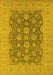 Oriental Yellow Traditional Rug, urb995yw