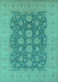 Oriental Turquoise Traditional Rug, urb995turq