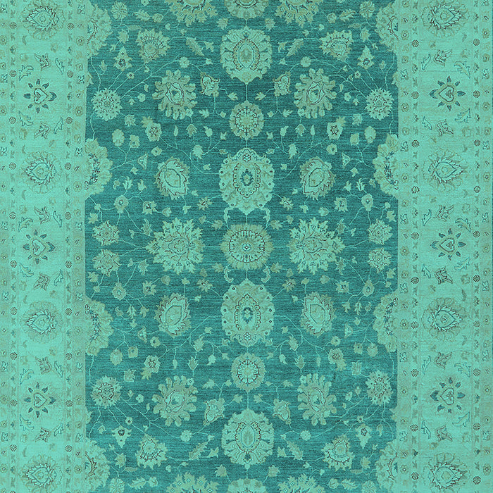 Oriental Turquoise Traditional Rug, urb995turq