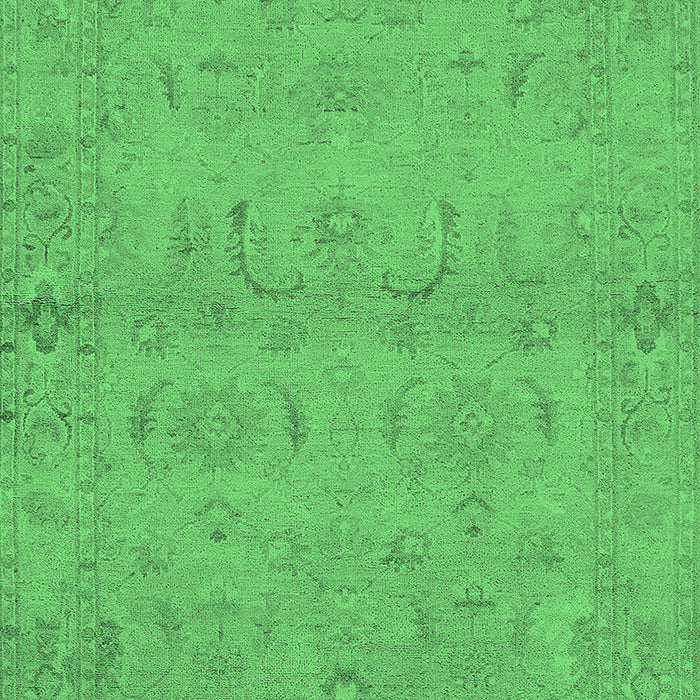 Oriental Emerald Green Traditional Rug, urb996emgrn