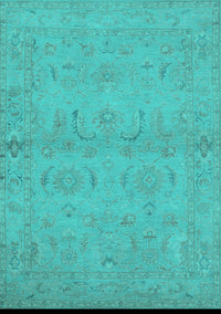 Oriental Turquoise Traditional Rug, urb996turq