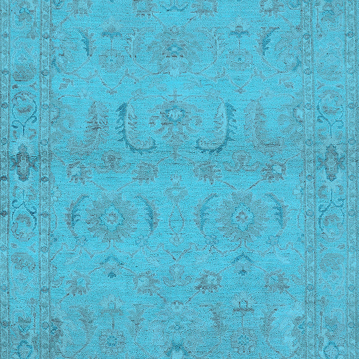 Oriental Light Blue Traditional Rug, urb996lblu