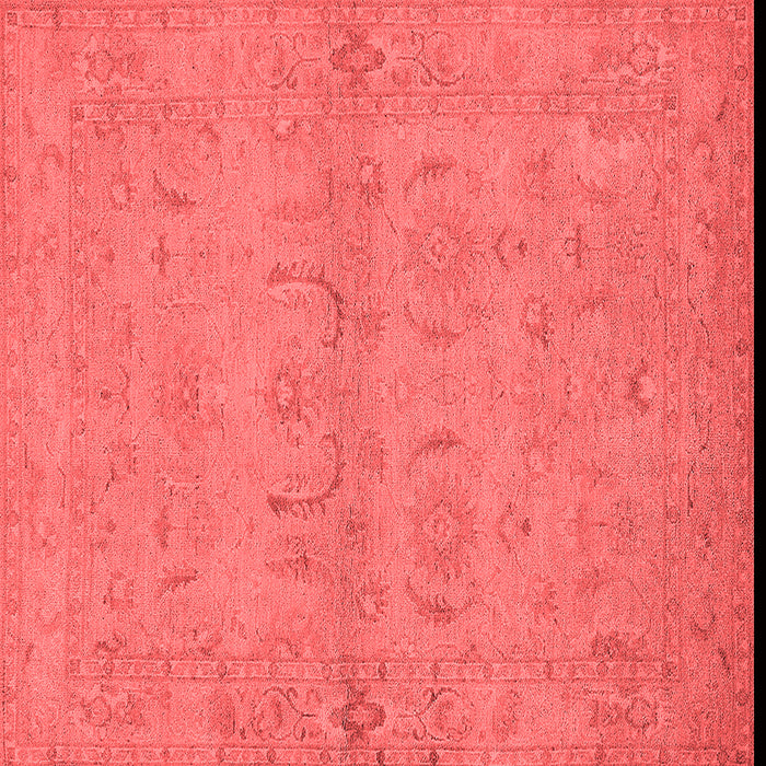 Machine Washable Oriental Red Traditional Rug, wshurb996red