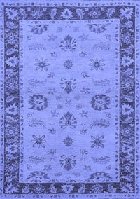 Oriental Blue Traditional Rug, urb997blu