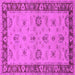 Square Oriental Pink Traditional Rug, urb997pnk