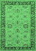 Oriental Emerald Green Traditional Rug, urb997emgrn