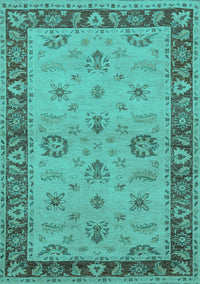 Oriental Turquoise Traditional Rug, urb997turq