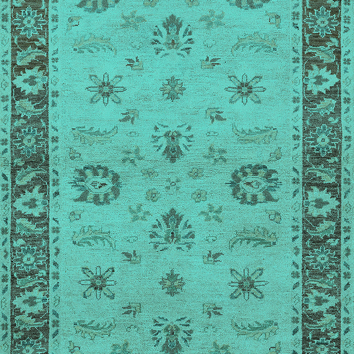 Oriental Turquoise Traditional Rug, urb997turq