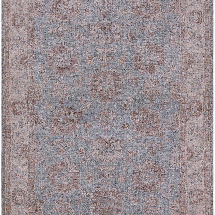 Mid-Century Modern Rose Purple Oriental Rug, urb998