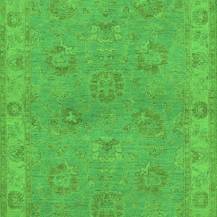 Oriental Green Traditional Rug, urb998grn