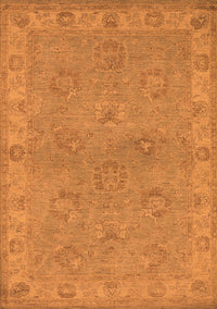 Oriental Orange Traditional Rug, urb998org